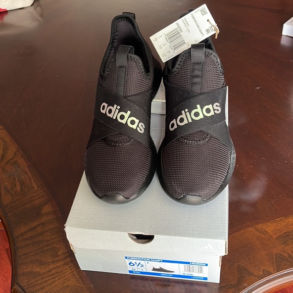 Adidas Women's running shoes puremotion Adapt slip-on size 6.5 color black - Picture 8 of 8